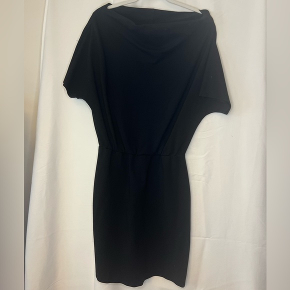 Black stretch off the shoulder dress- good condition & super comfortable! - Picture 2 of 5